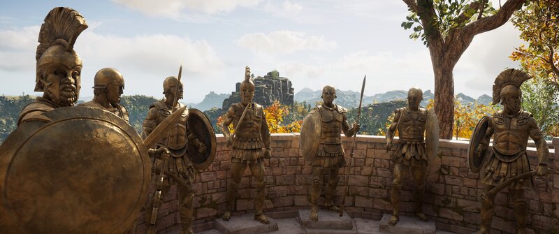 Bronze Statues of Soldiers