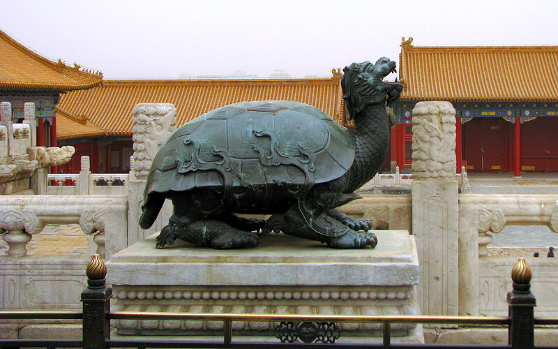Bronze Turtle Statue