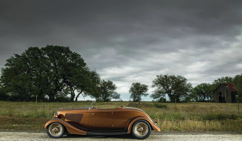 Bronze Vintage Car — Brown