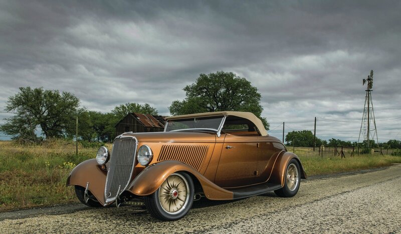 Bronze Vintage Convertible — Brown, Dramatic