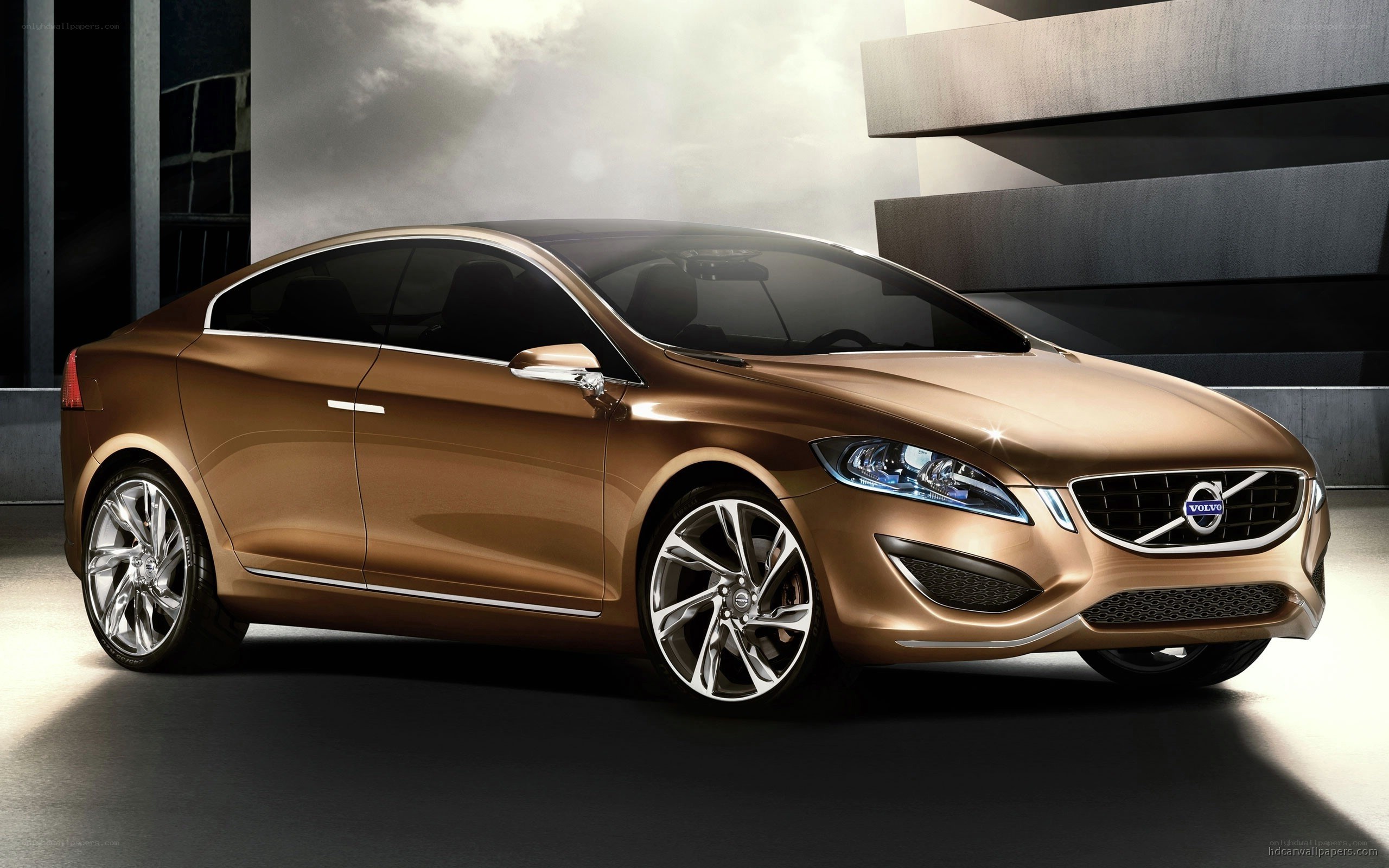Bronze Volvo Concept Car