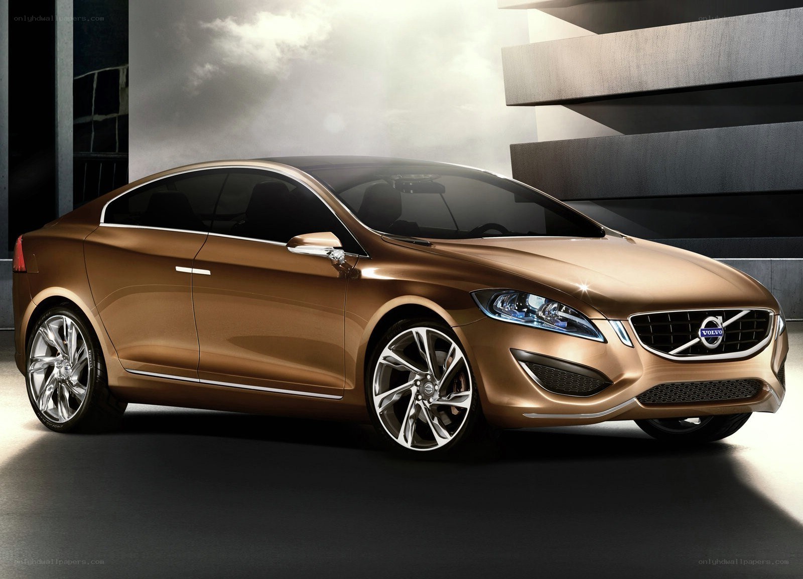 Bronze Volvo Concept Car