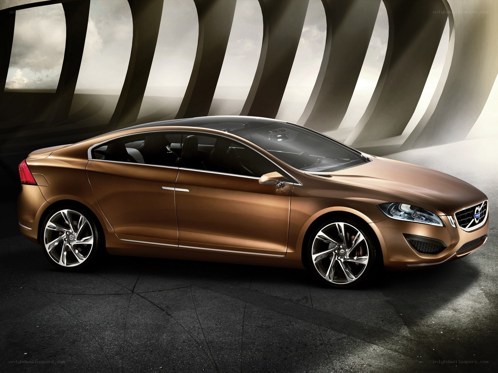 Bronze Volvo Concept Car