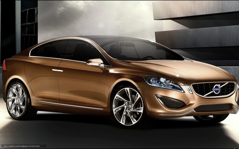 Bronze Volvo Concept Car
