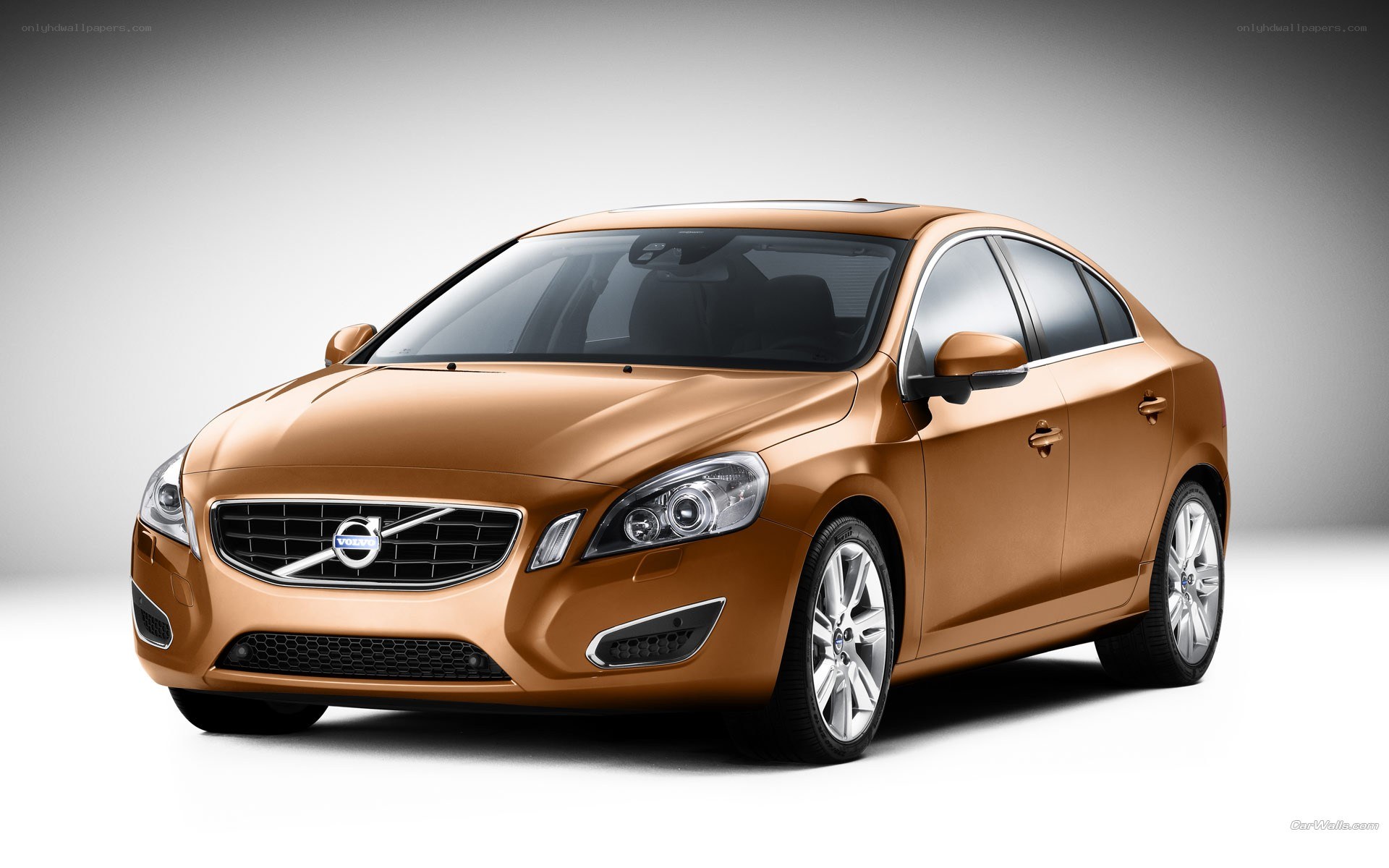 Bronze Volvo S60 sedan
