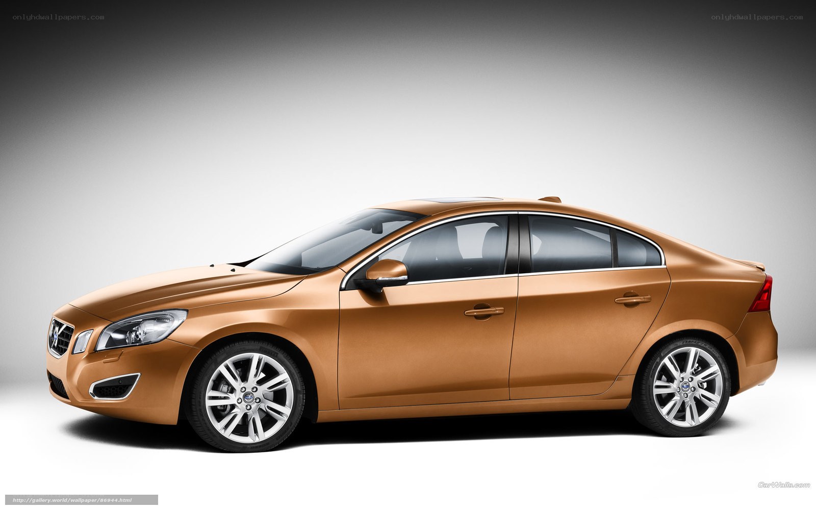 Bronze Volvo S60 sedan