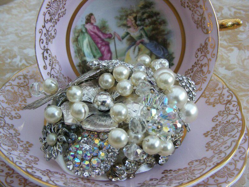 Brooch on Teacup