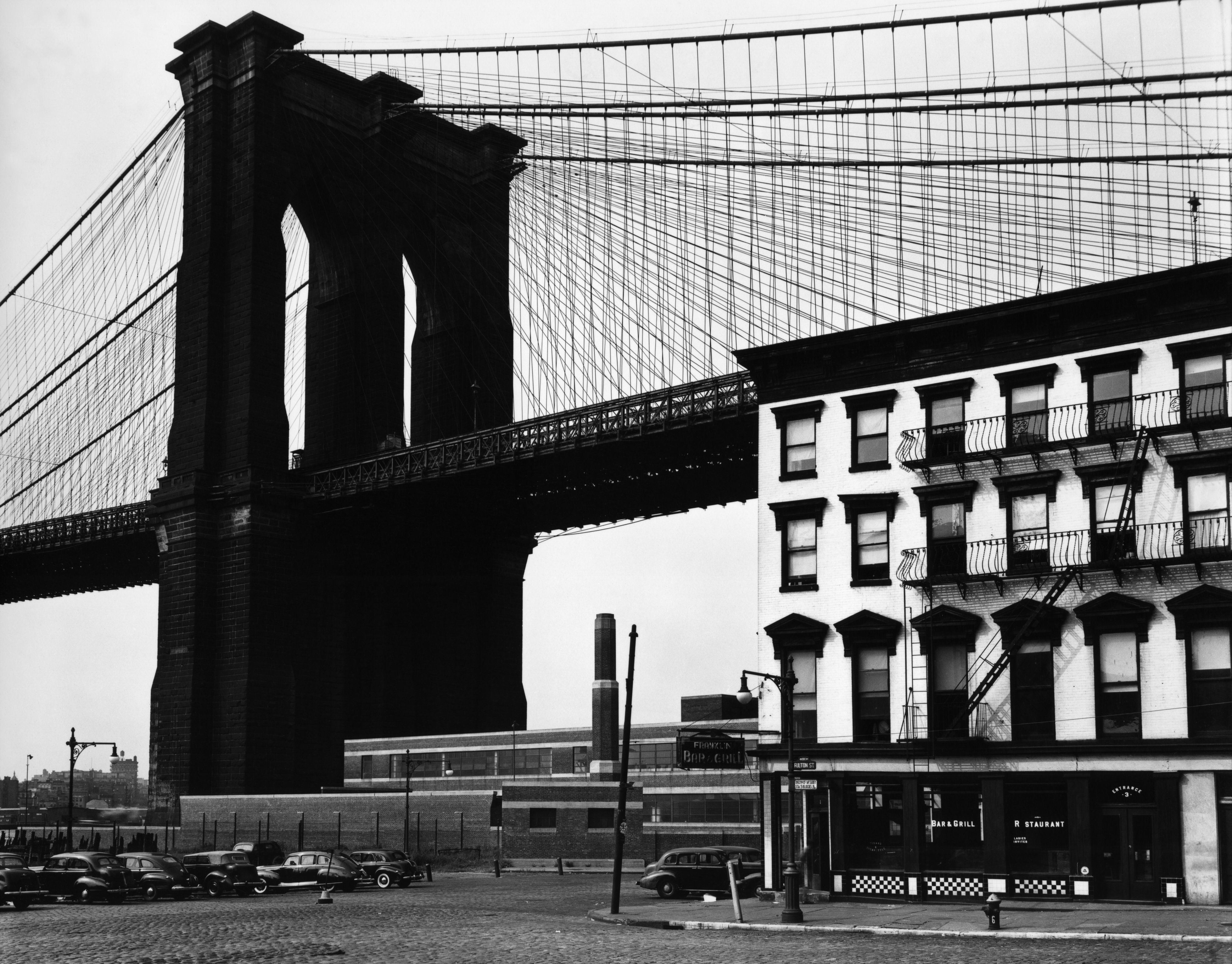 Brooklyn Bridge and buildings