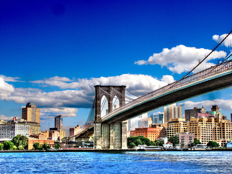 Brooklyn Bridge and City