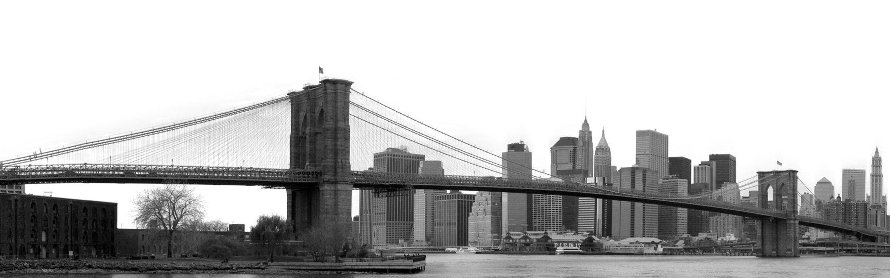 Brooklyn Bridge and NYC skyline