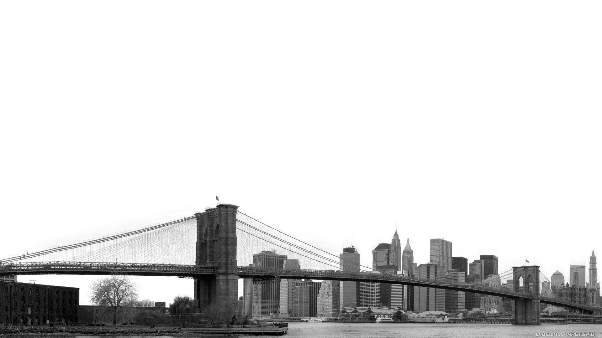Brooklyn Bridge and NYC skyline