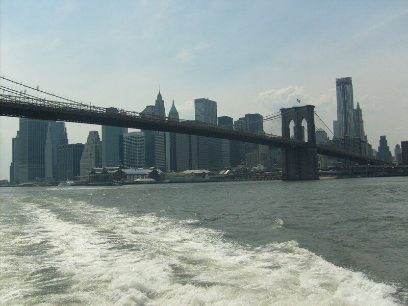 Brooklyn Bridge and NYC skyline