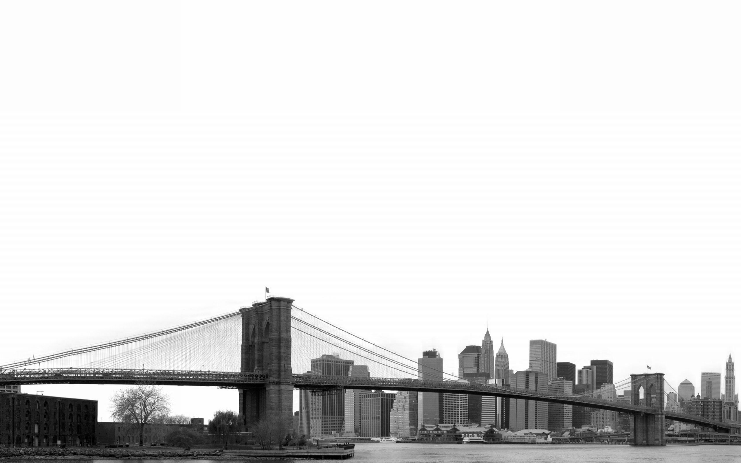 Brooklyn Bridge and NYC skyline