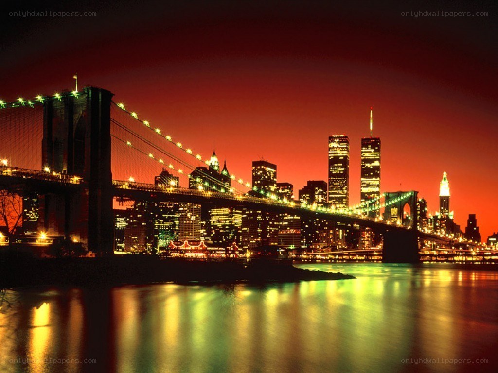 Brooklyn Bridge at dusk