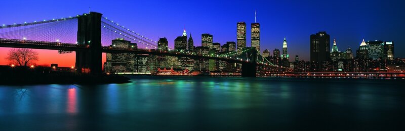 Brooklyn Bridge at dusk