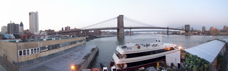 Brooklyn Bridge at dusk