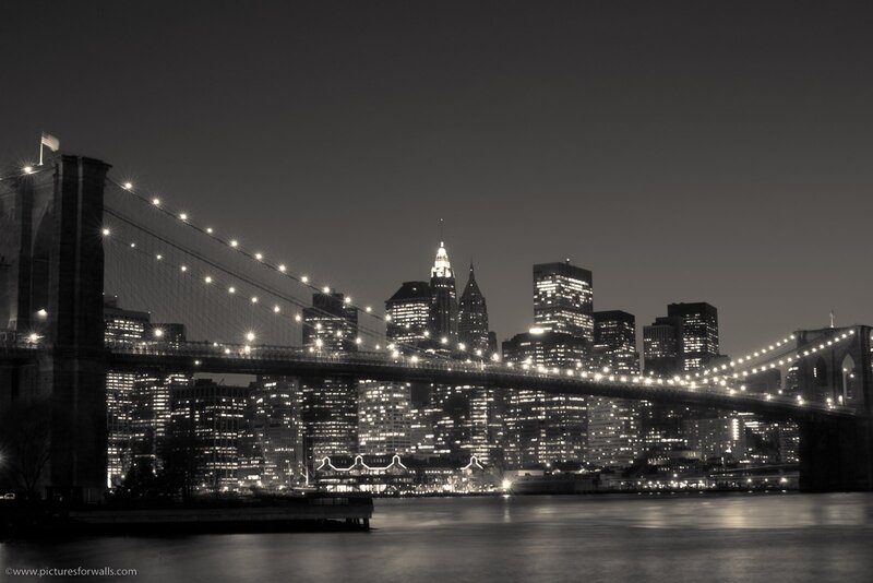 Brooklyn Bridge at night