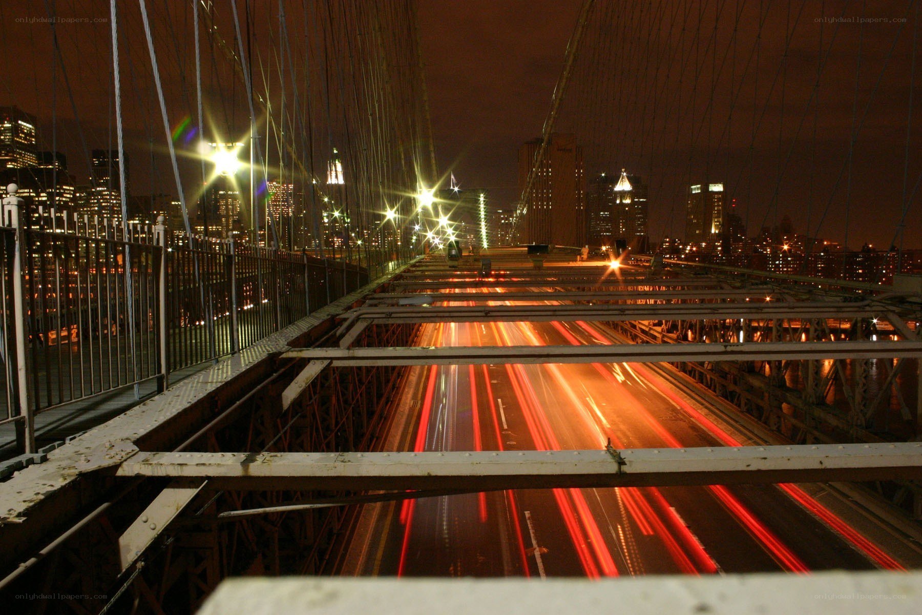 Brooklyn Bridge at night