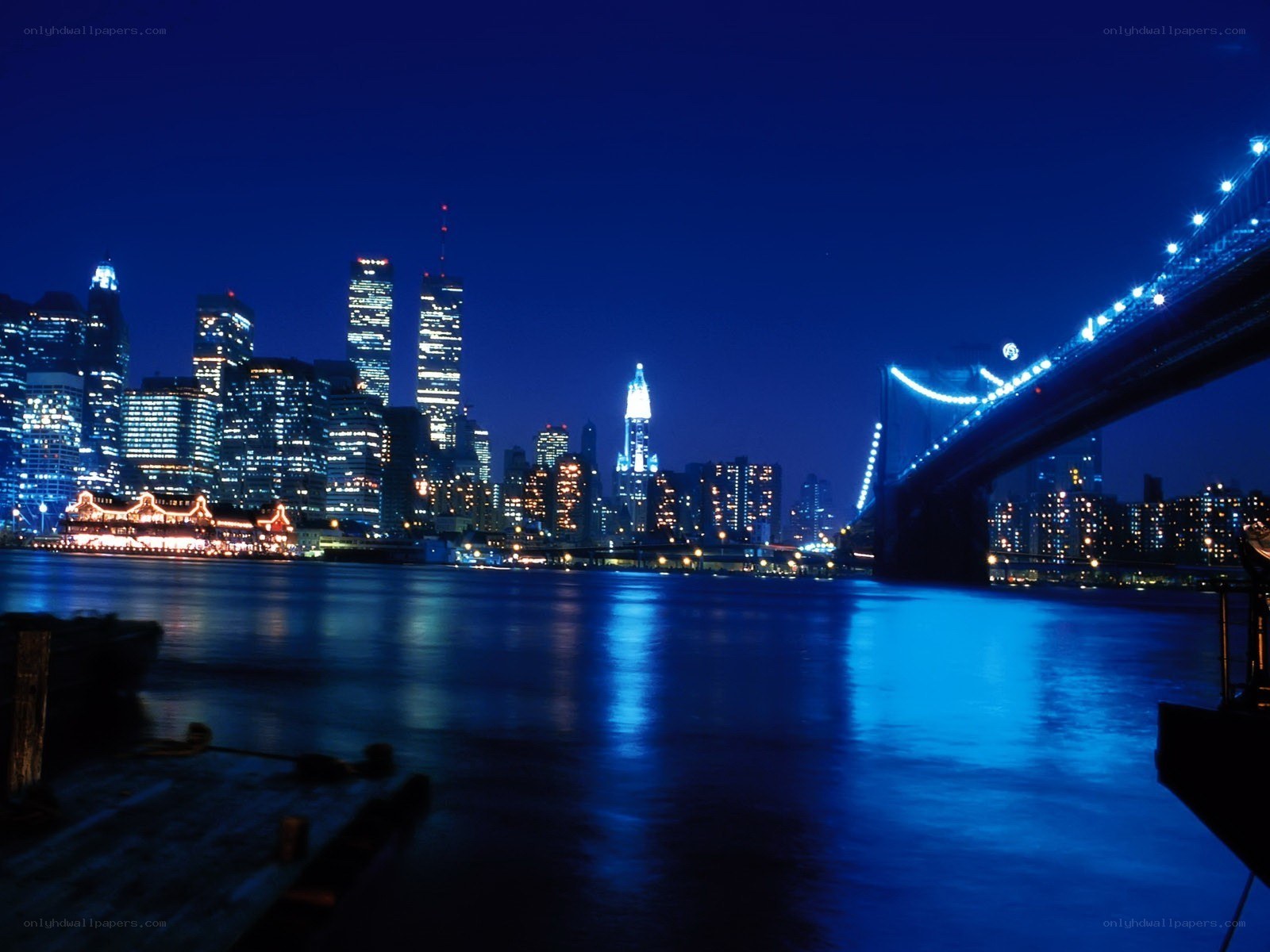 Brooklyn Bridge at night