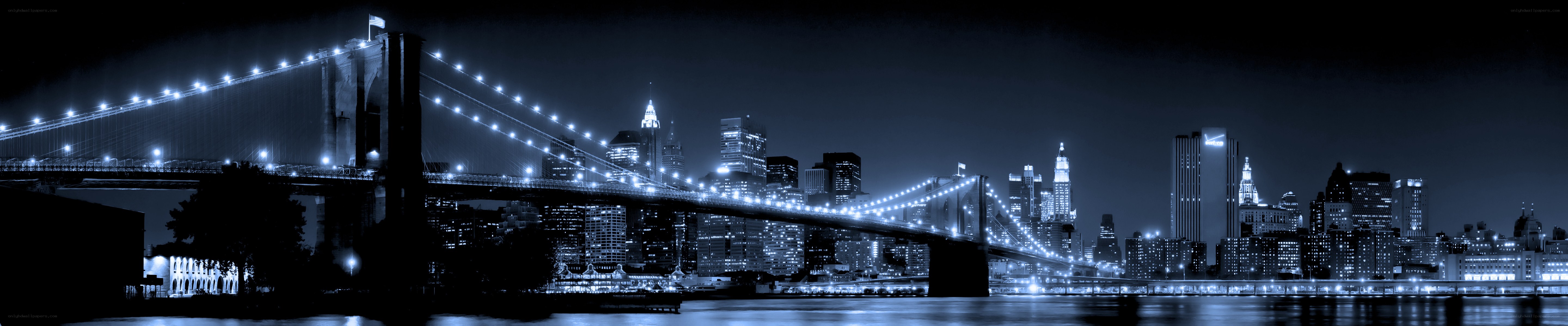 Brooklyn Bridge at night