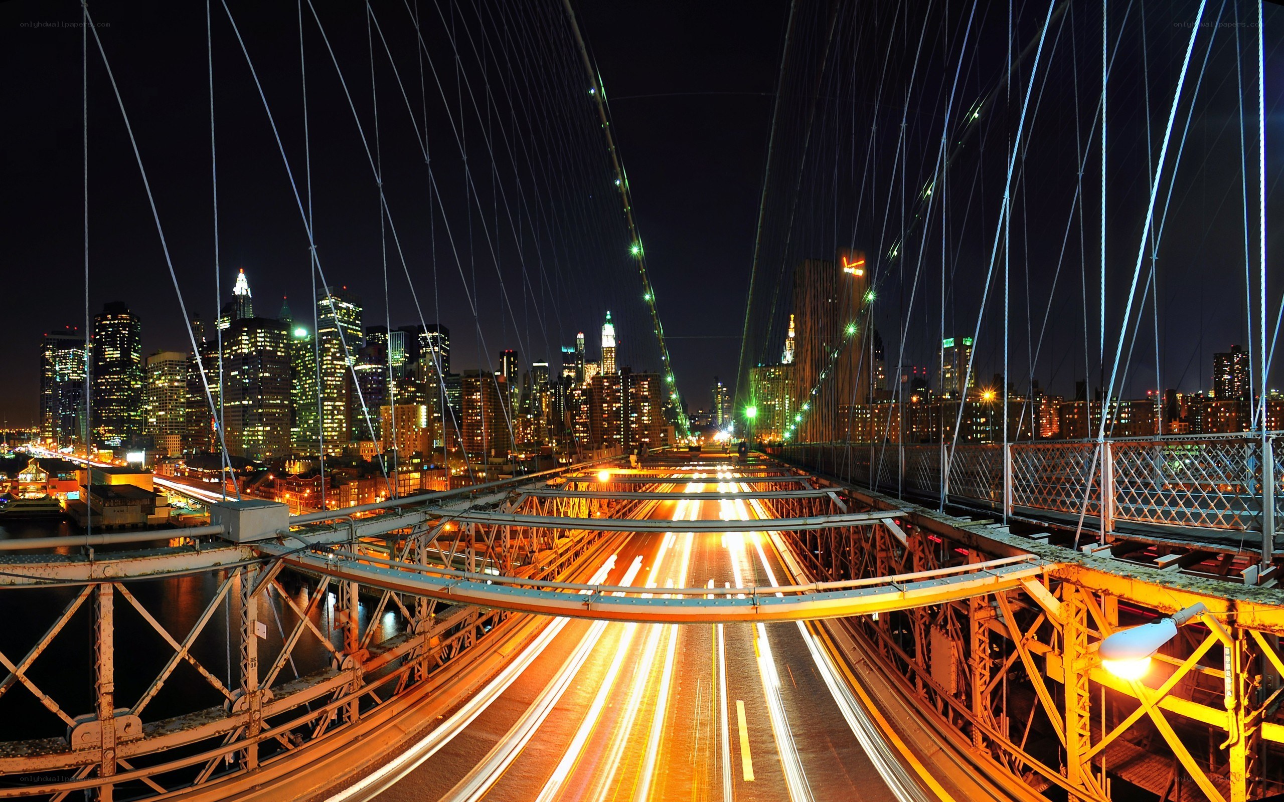 Brooklyn Bridge at night