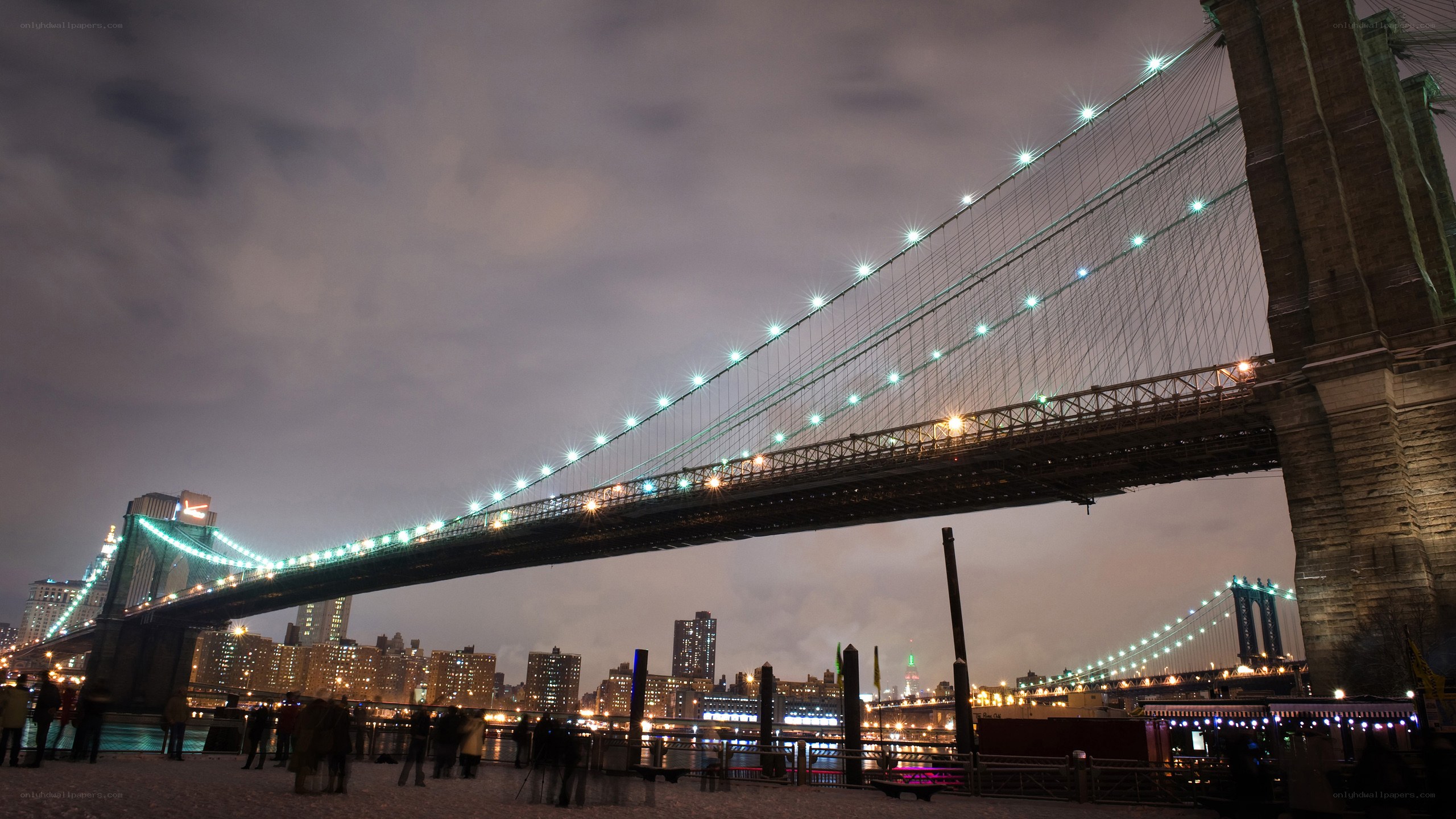 Brooklyn Bridge at night
