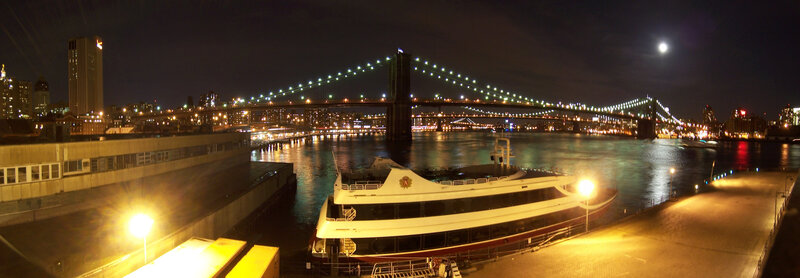 Brooklyn Bridge at night