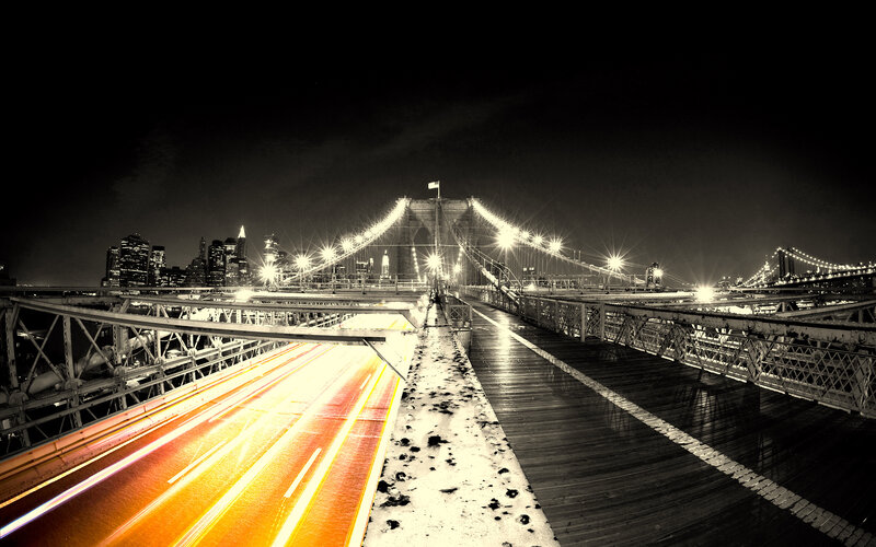 Brooklyn Bridge at night
