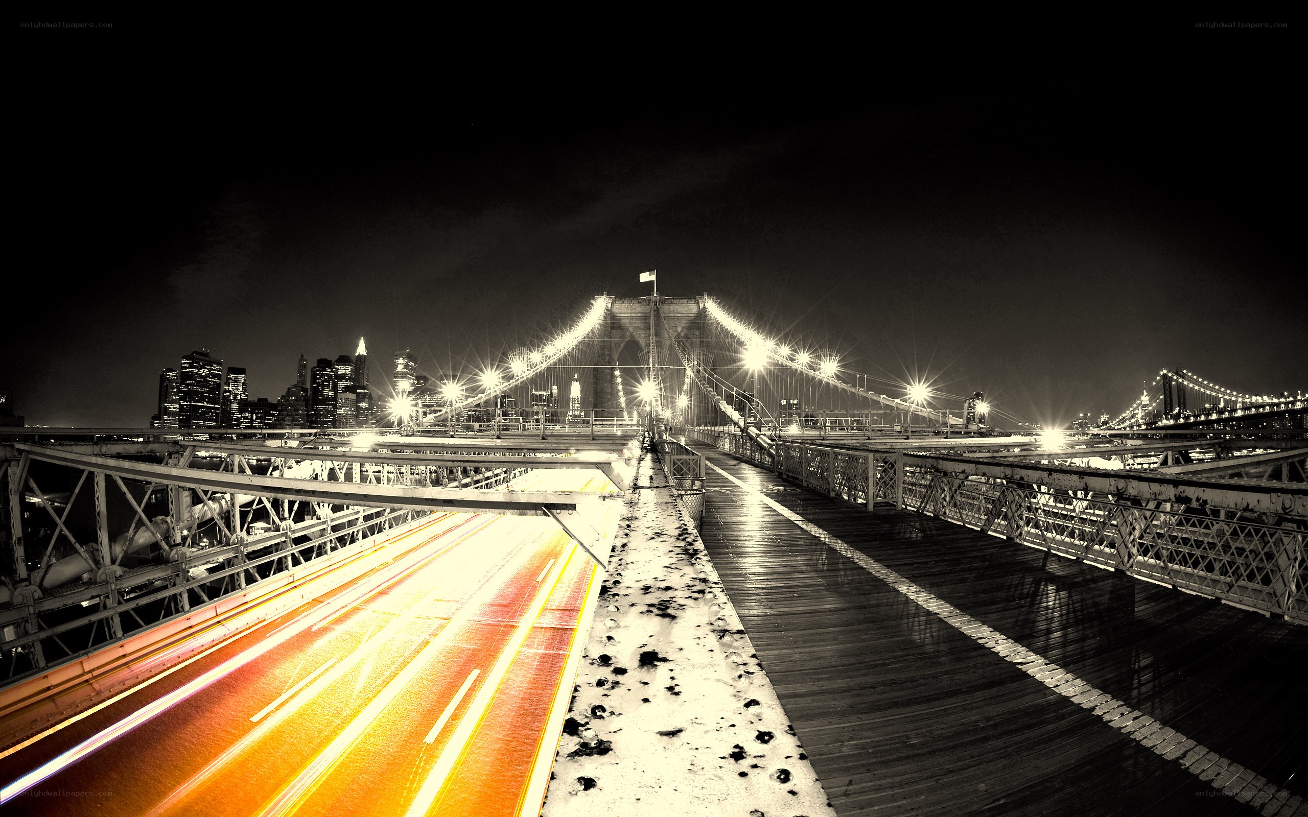 Brooklyn Bridge at night