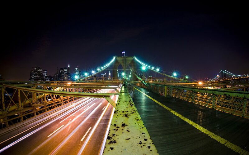 Brooklyn Bridge at night