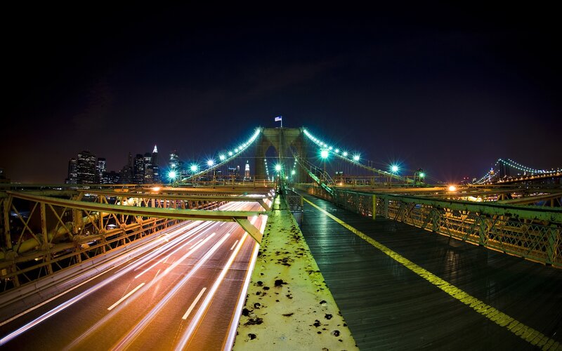 Brooklyn Bridge at night