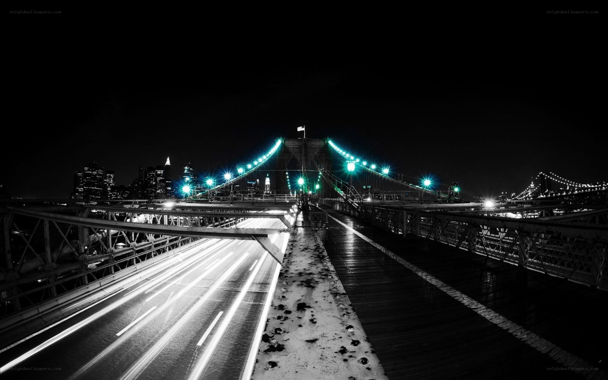 Brooklyn Bridge at night