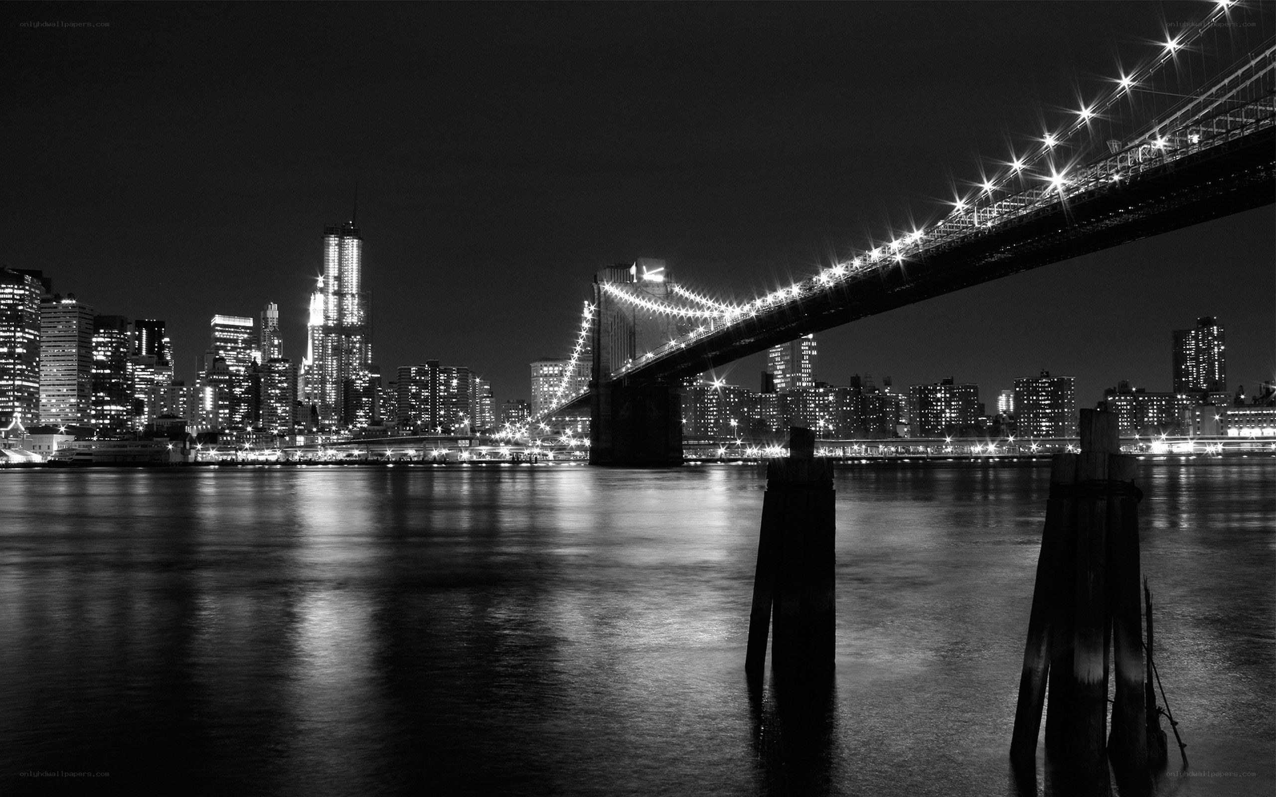 Brooklyn Bridge at night