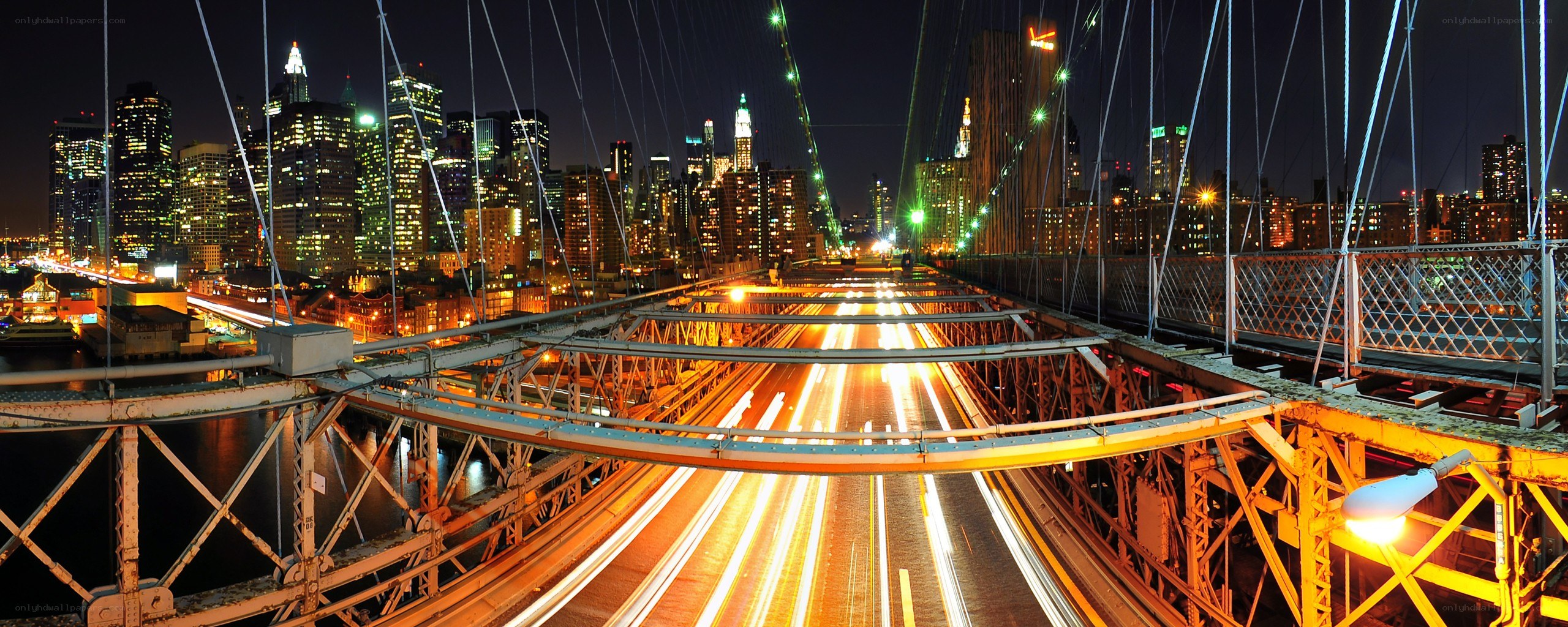 Brooklyn Bridge at night