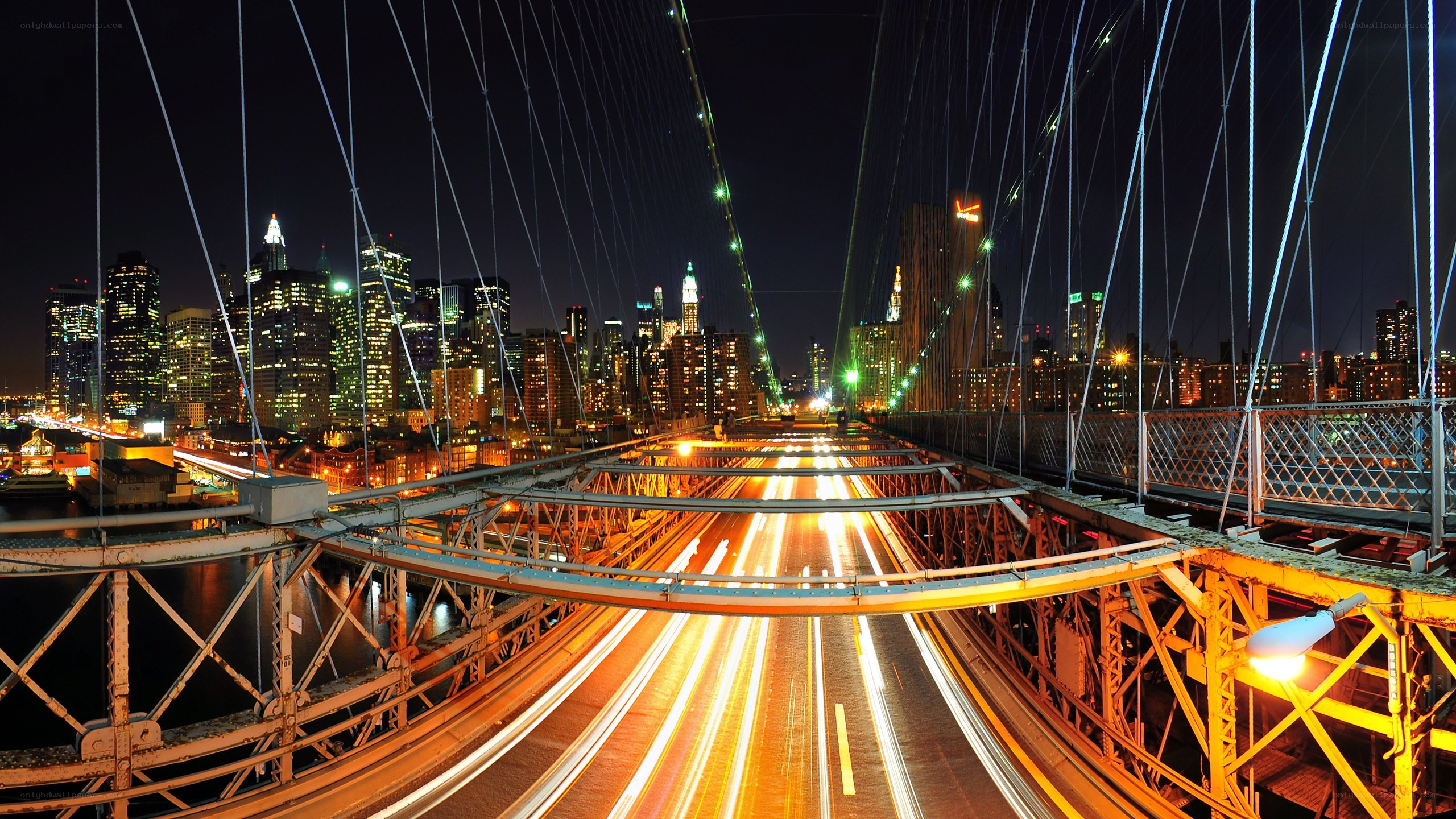 Brooklyn Bridge at night