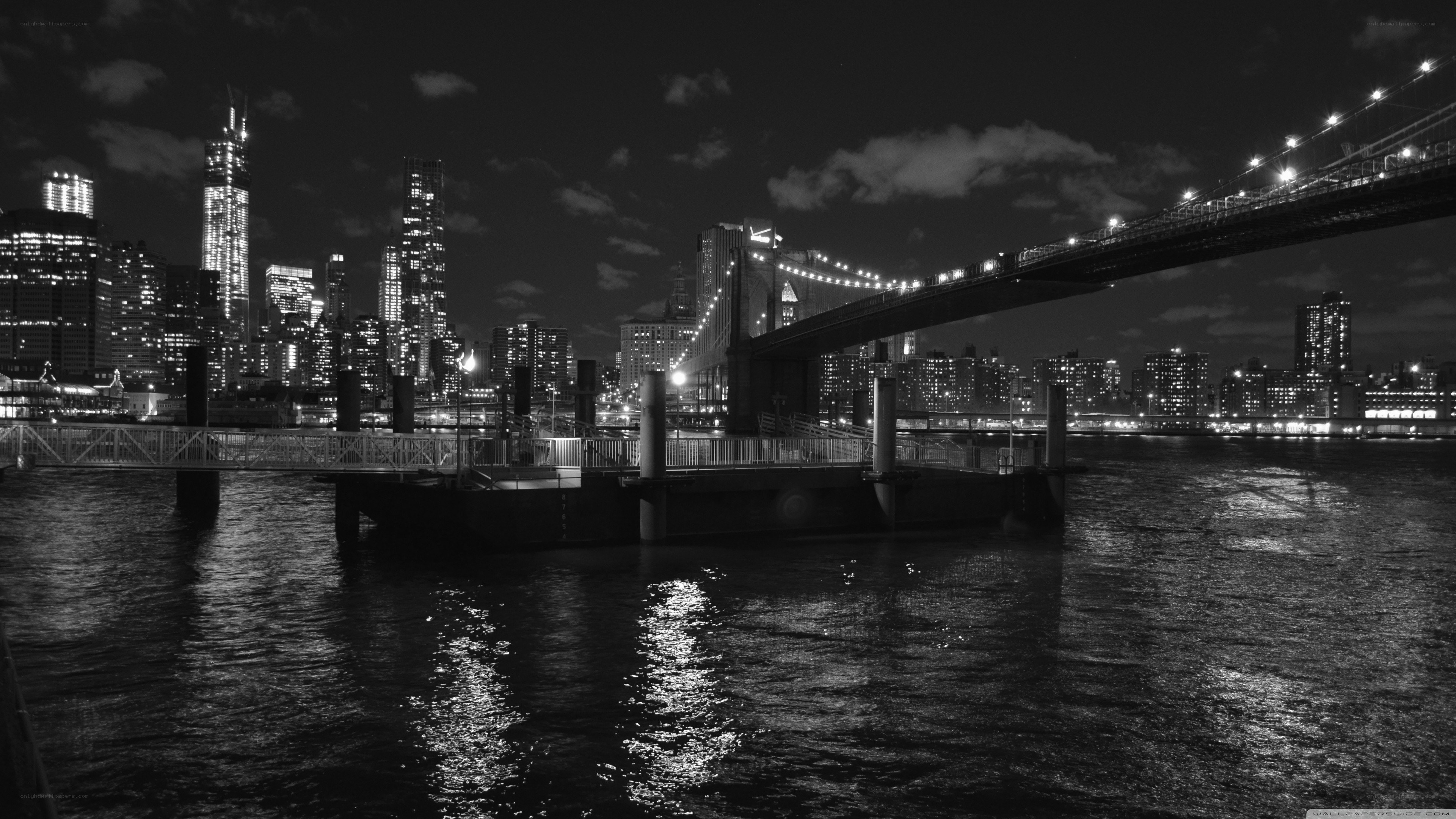 Brooklyn Bridge at night