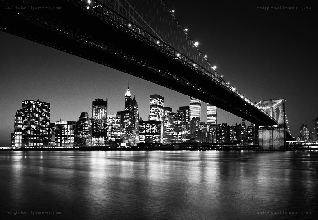 Brooklyn Bridge at night