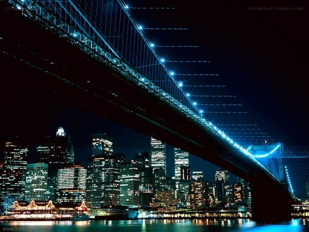 Brooklyn Bridge at night