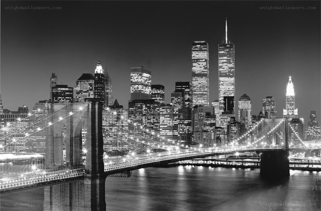 Brooklyn Bridge at night