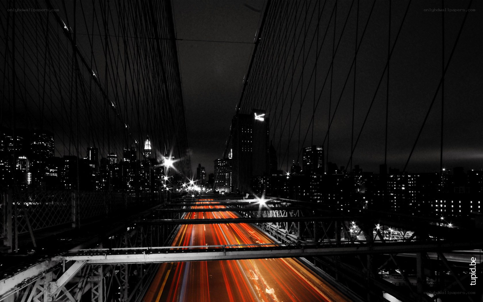 Brooklyn Bridge at night