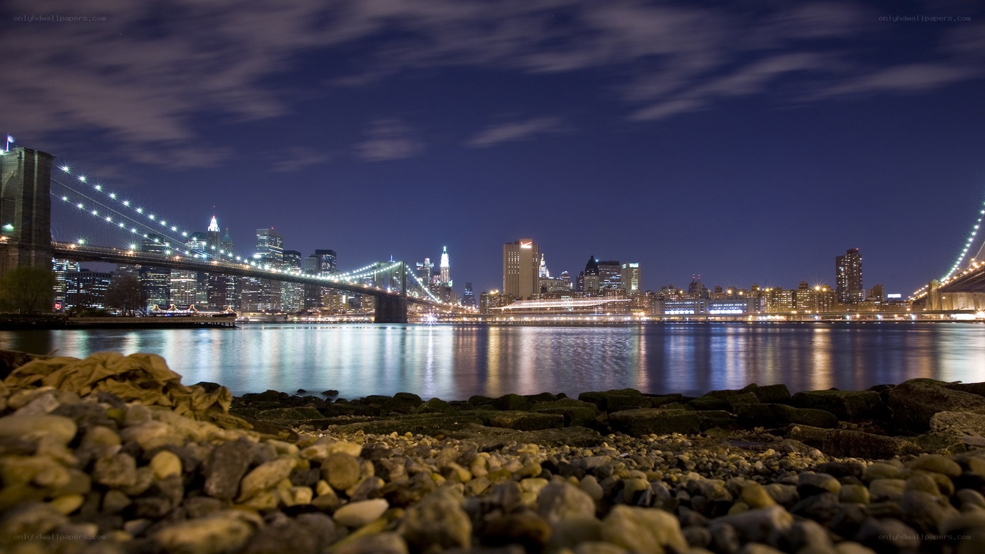 Brooklyn Bridge at night