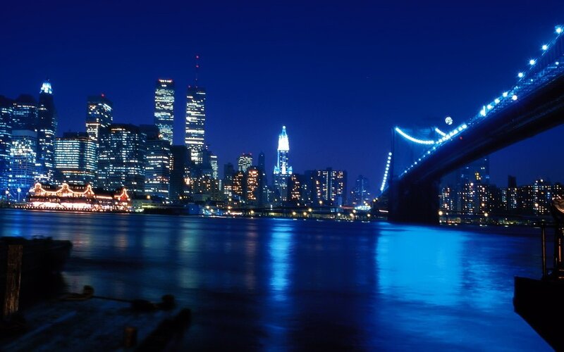 Brooklyn Bridge at night