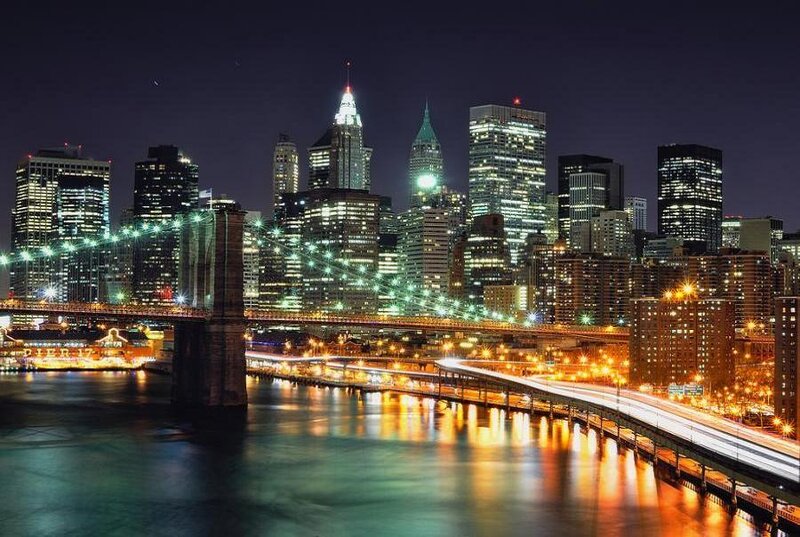 Brooklyn Bridge at night