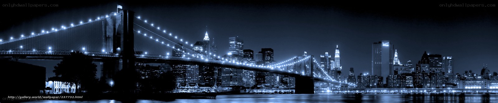 Brooklyn Bridge at night