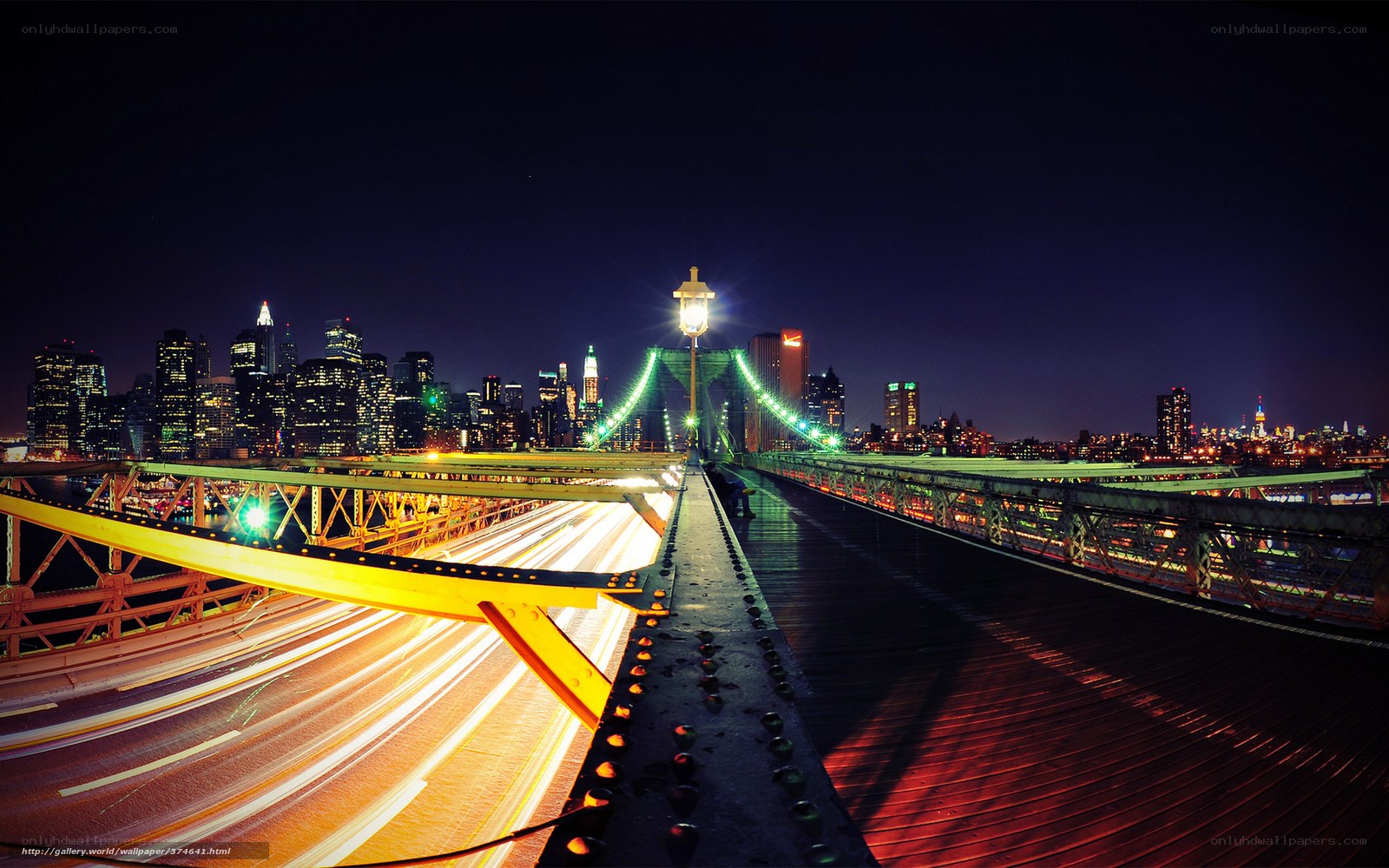 Brooklyn Bridge at night
