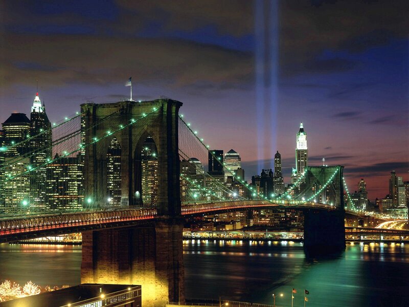 Brooklyn Bridge at night
