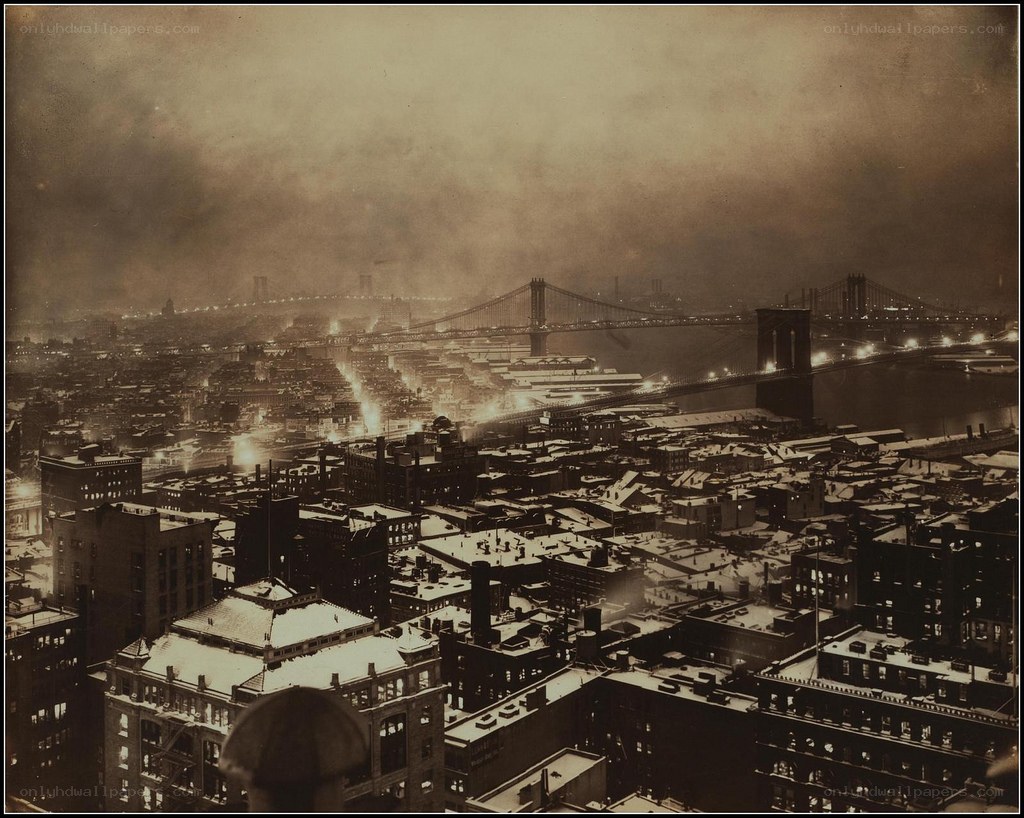 Brooklyn Bridge at night