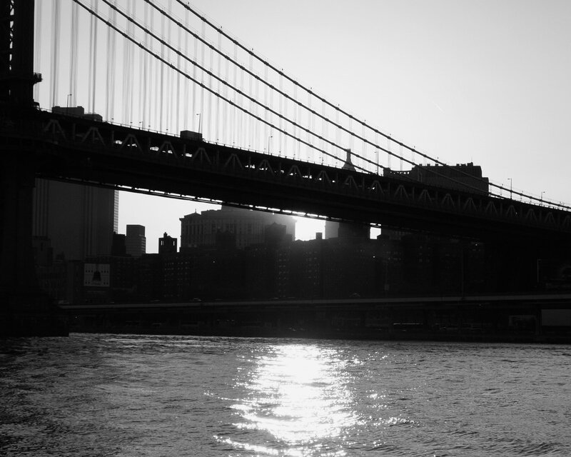Brooklyn Bridge at sunset