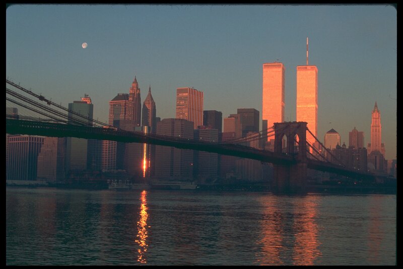 Brooklyn Bridge at sunset