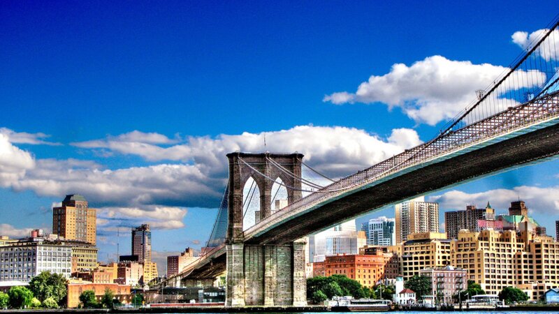Brooklyn Bridge — Blue